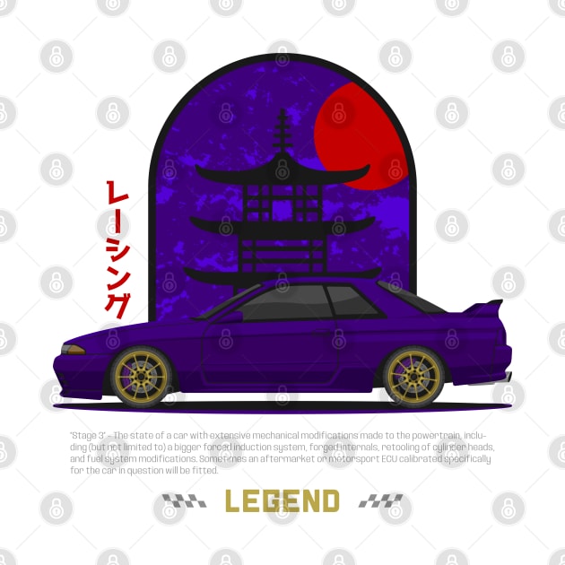 JDM Legend Purple Skyline GTR R32 by GoldenTuners