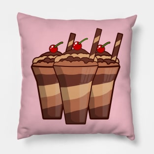 Chocolate Parfait Pillow