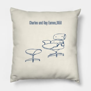 Mid-century Modern Iconic Chair Pillow