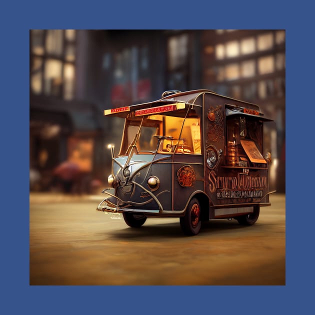 Steampunk Tokyo Ramen Food Truck by Grassroots Green