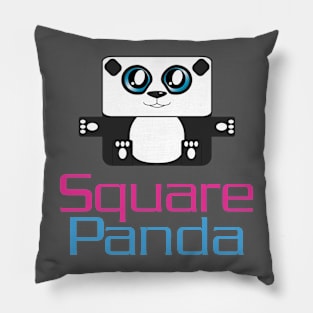 Square Panda Pillow