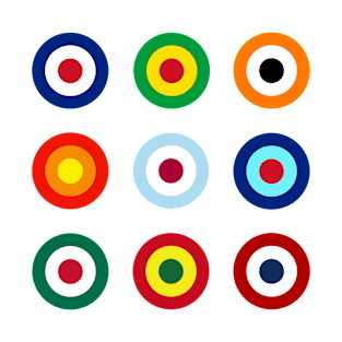 Roundel Target Pattern T-Shirt