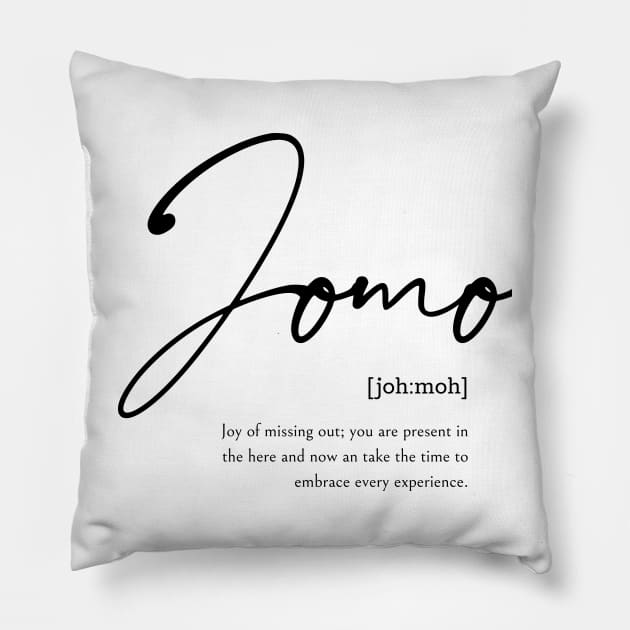 Jomo Pillow by jellytalk