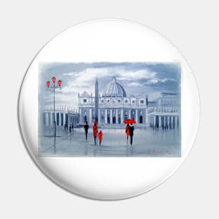 Walk in Rome Pin