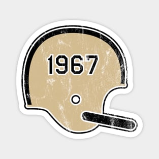 New Orleans Saints Year Founded Vintage Helmet Magnet