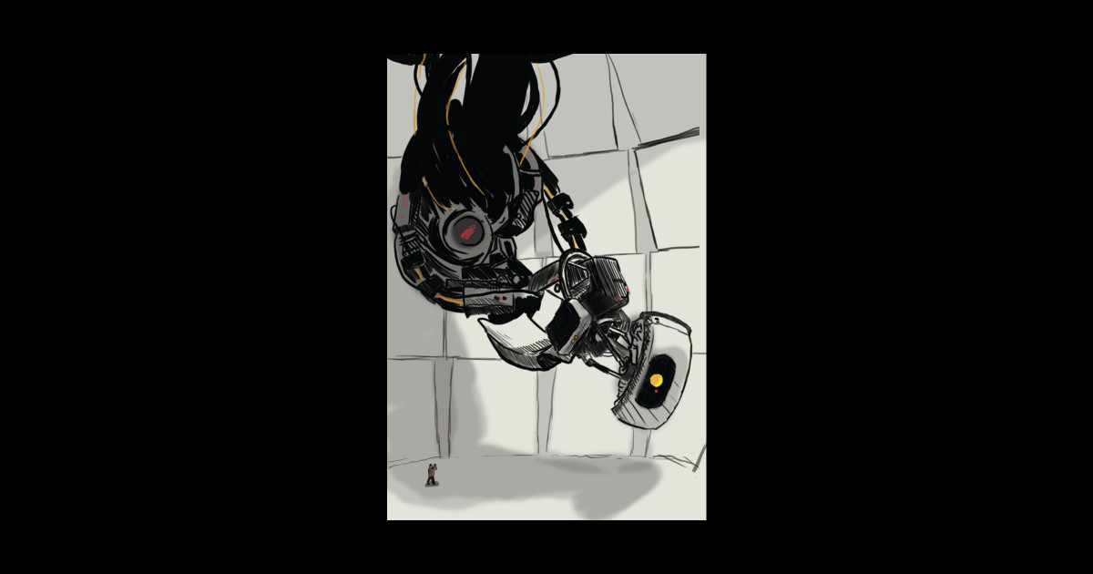 GLadOS - Portal - Sticker | TeePublic