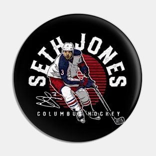 seth jones emblem Pin