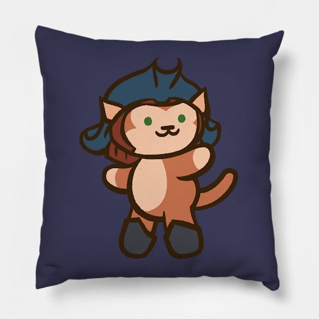 Captain Amewlia Pillow by Ellador