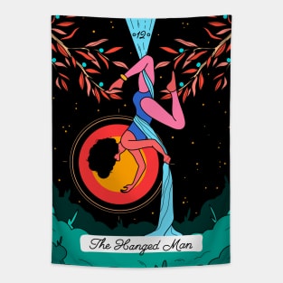 Tarot - The hanged man Tapestry