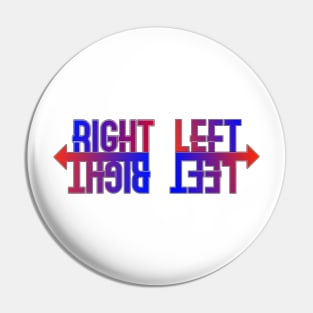 Left-right challenged Pin