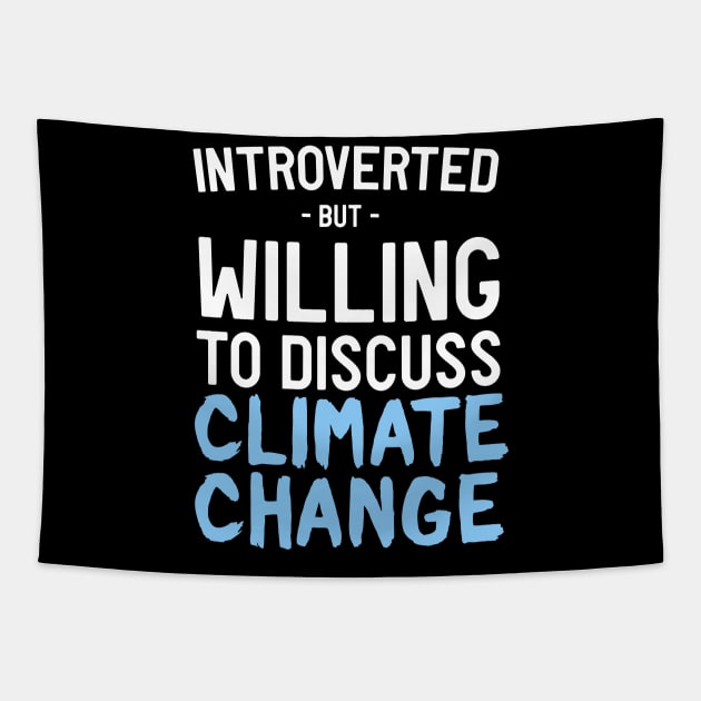 Introverted discuss Climate Change Tapestry by Portals