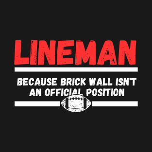 Offensive Lineman Coach T-Shirt