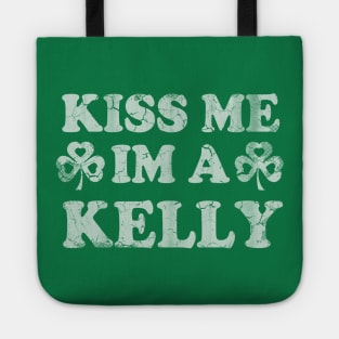 Kiss Me I'm A Kelly Irish Family St Patricks Day Tote