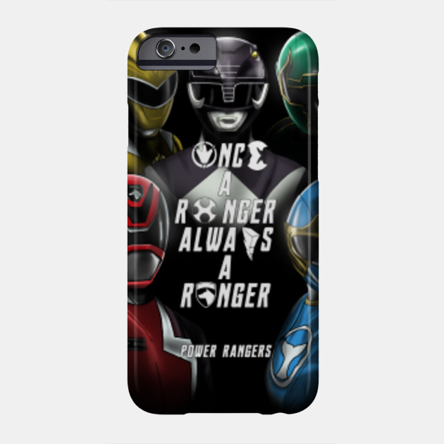 Once A Ranger Power Rangers Phone Case Teepublic Au