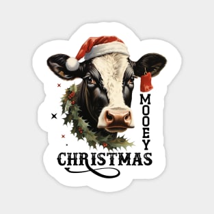 Mooey Christmas Magnet