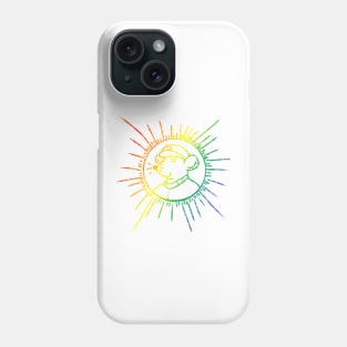 Mouse Zedong, Sun in the Sky! (Rainbow Version) Phone Case