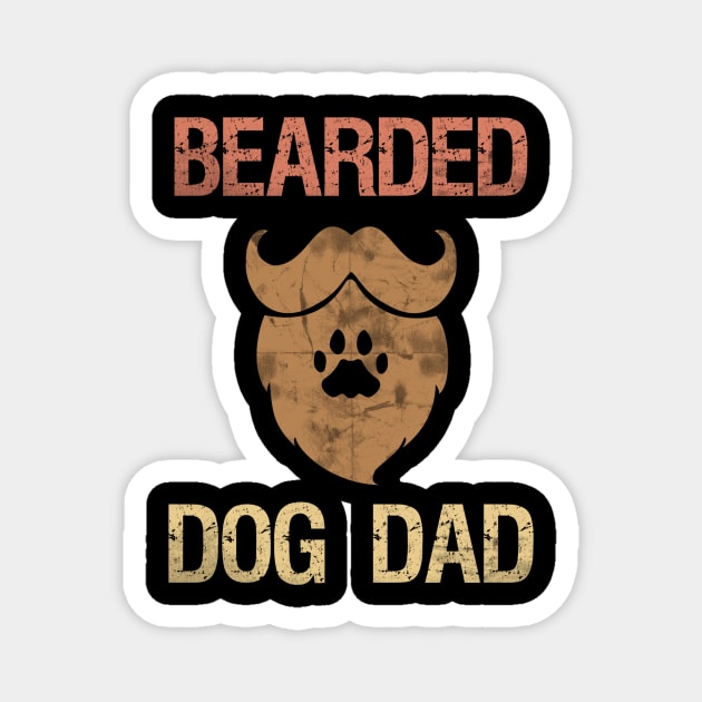 Bearded Dog Dad Magnet by ArtisticEnvironments