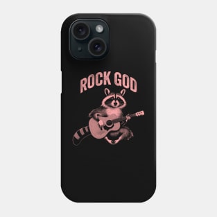 Rock God Raccoon Phone Case