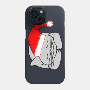 Santa Cap Cat Phone Case