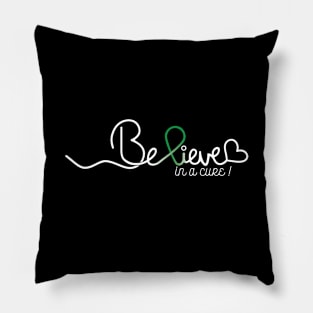 Believe- Biliary Atresia Gifts Biliary Atresia Awareness Pillow