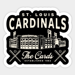 cardinals and blues Sticker for Sale by reardone