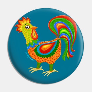 Rascally Rooster, Wascally Wooster Pin