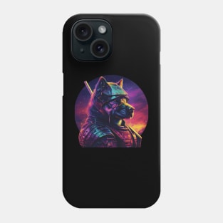 Samurai dog Phone Case