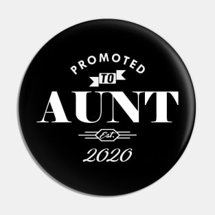 New Aunt - Promoted to Aunt est. 2020 Pin