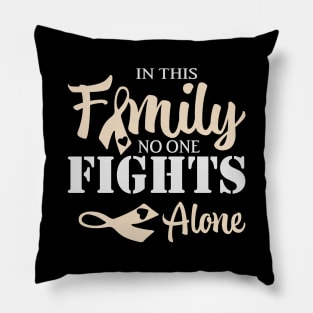 in this family no one fights alone Pillow