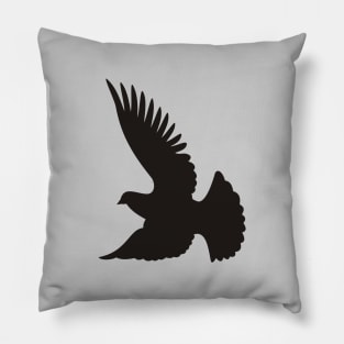 Dove Silhouette Pillow