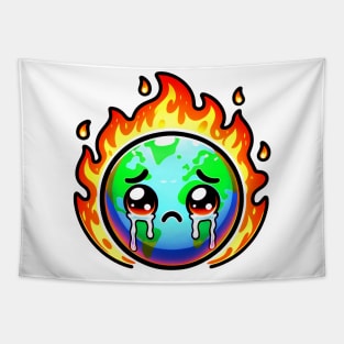 Earth's on fire! Tapestry