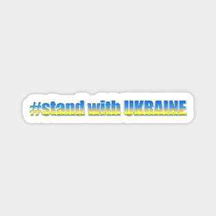 Tag stand with  Ukraine Magnet