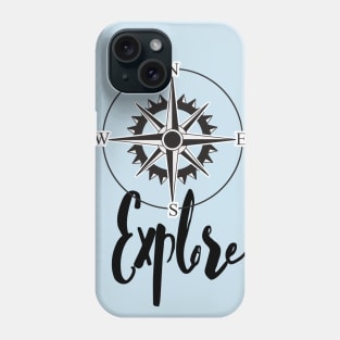 explore compass Phone Case