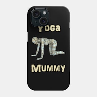 Yoga Mummy Table Top Pose Phone Case