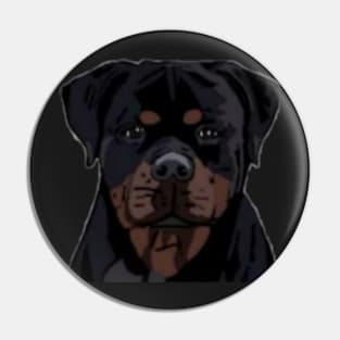 Rottweiler cap Pin