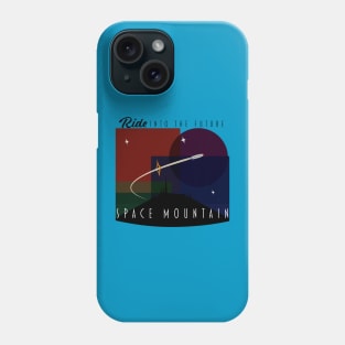 Ride Into The Future - Space Mountain Retro Phone Case