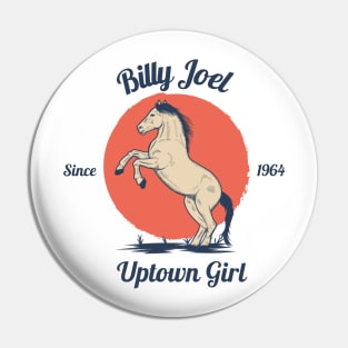 Uptown Girl // Horse Design Pin