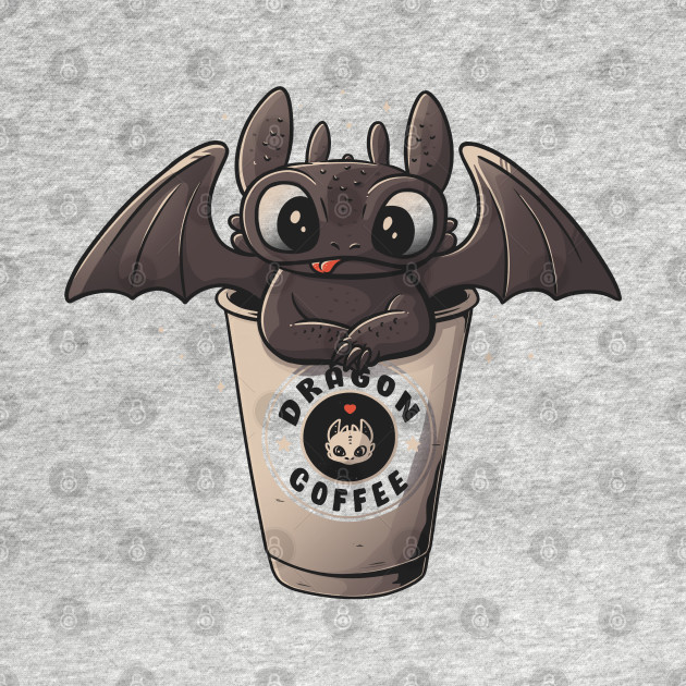 Discover Dragon Coffee - Toothless - T-Shirt