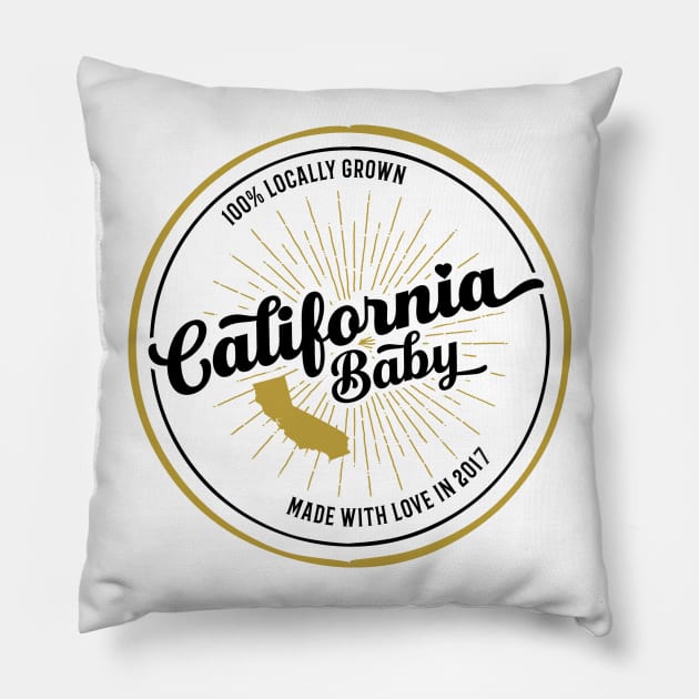 California Baby 2017 Pillow by mamita