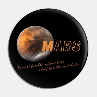 Mars Travel Pin