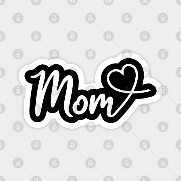 I Love My Mom Cute Mom Magnet by Lulaggio