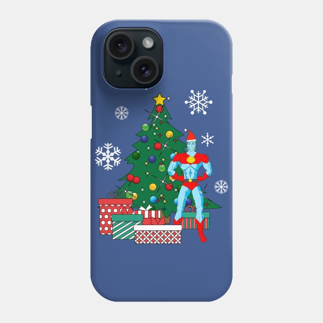 Captain Planet Around The Christmas Tree Phone Case by Nova5