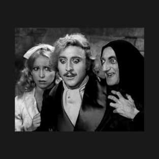 Young Frankenstein, Teri Garr, Gene Wilder And Marty Feldman 1974 T-Shirt