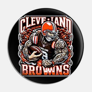 Cleveland Browns Tattoo Pin