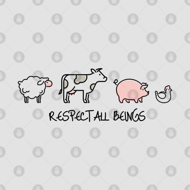 Respect all beings by sparrowski