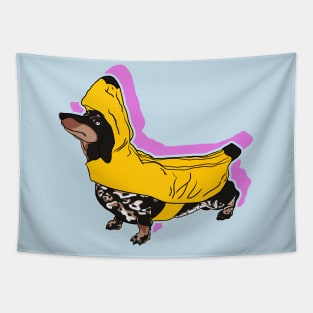banana dog Tapestry