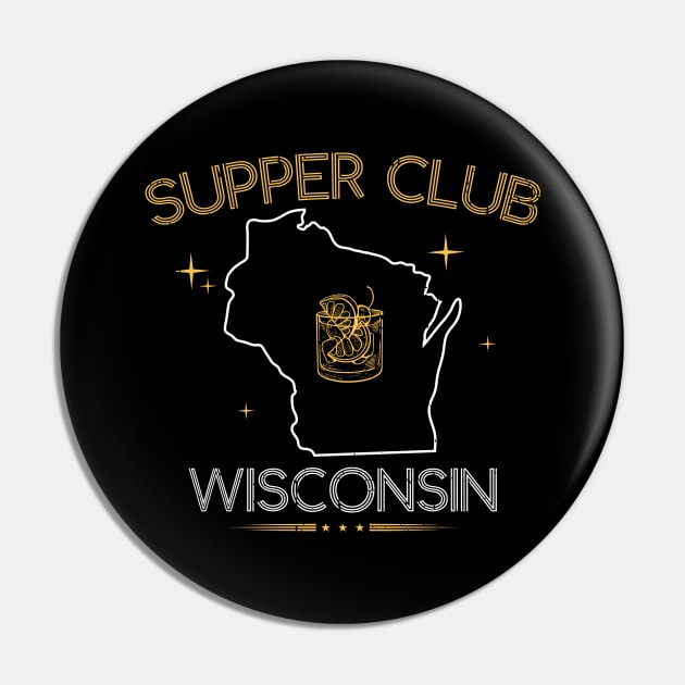 Supper Club Wisconsin Midwest Culture Midwestern Dining Pin by SinfulCharm