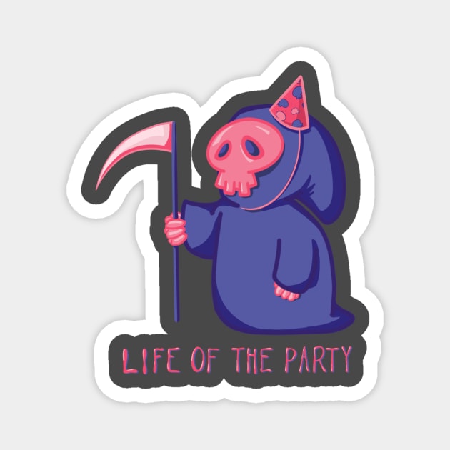 Life of the Party Magnet by GingeraleArthaus