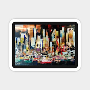 New york city skyline 4727 Magnet