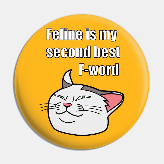 F-word Smug Cat Meme Pin by Sashen